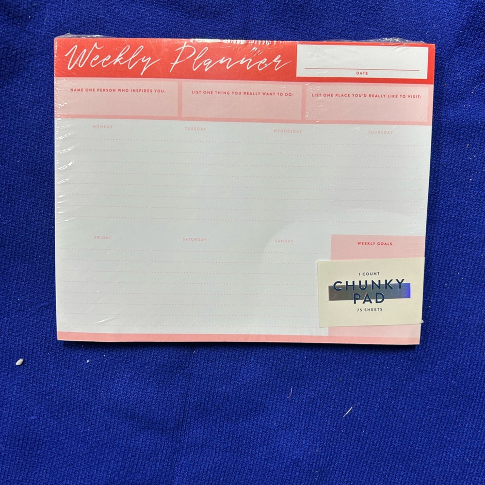Weekly Planner Pad